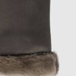 Accessories Men Aquatalia 860T386 CLASSIC CUFF GLOVE ESPRESSO - Image 2