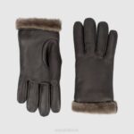 Accessories Men Aquatalia 860T386 CLASSIC CUFF GLOVE ESPRESSO