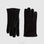 Accessories Men Aquatalia 860T391 CLASSIC TRIM GLOVE BLACK