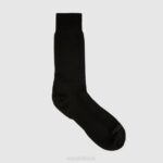 Accessories Men Aquatalia 860T400 CONTRAST KNIT BLEND SOCK BLACK/GREY