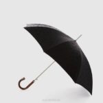Accessories Unisex Aquatalia 860T379 CAMO LONG UMBRELLA BLACK - Image 2