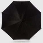 Accessories Unisex Aquatalia 860T383 MINI CHEVRON LONG UMBRELLA BLACK - Image 3