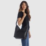 Accessories Women Aquatalia 860T320 RIMINI HOBO BLACK - Image 5