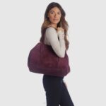 Accessories Women Aquatalia 860T325 PARMA CARRYALL WINE - Image 5