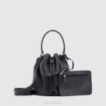 Accessories Women Aquatalia 860T331 BARI BUCKET BLACK - Image 2