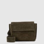 Accessories Women Aquatalia 860T342 SOHO CROSSBODY DARK GREEN - Image 7