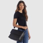 Accessories Women Aquatalia 860T344 VERONA MESSANGER BLACK - Image 5
