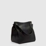 Accessories Women Aquatalia 860T349 PARK LEATHER TOTE BLACK - Image 2