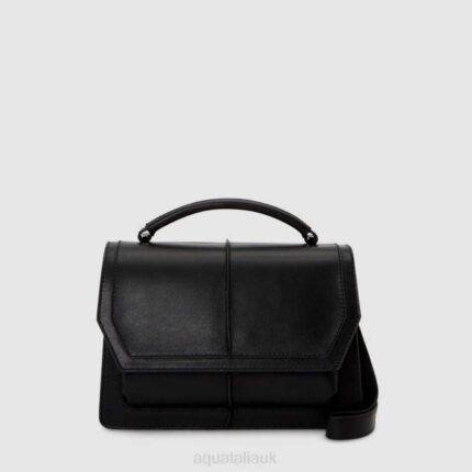 Accessories Women Aquatalia 860T364 RHUMBA SATCHEL BLACK