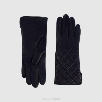 Accessories Women Aquatalia 860T372 QUILTED GLOVE NAVY