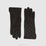 Accessories Women Aquatalia 860T374 QUILTED GLOVE ESPRESSO