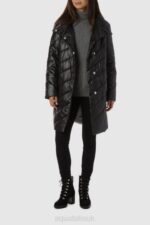 Clothing Women Aquatalia 860T271 DIAGONALA BLACK