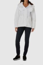 Clothing Women Aquatalia 860T279 RAVEENA NYLON WHITE