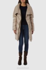 Clothing Women Aquatalia 860T282 SCIARPA TAUPE