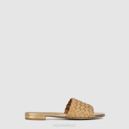 Shoe Women Aquatalia 860T198 TATIA NATURAL/GOLD