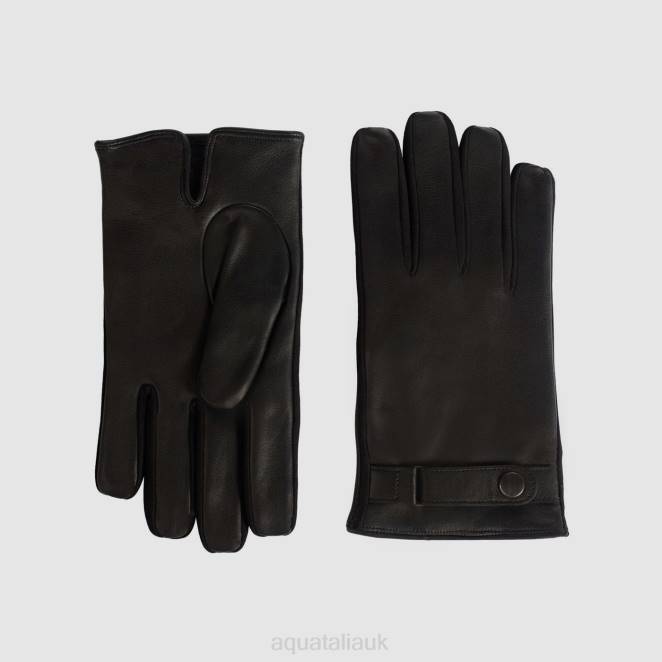 Accessories Men Aquatalia 860T393 STRAP GLOVE BLACK