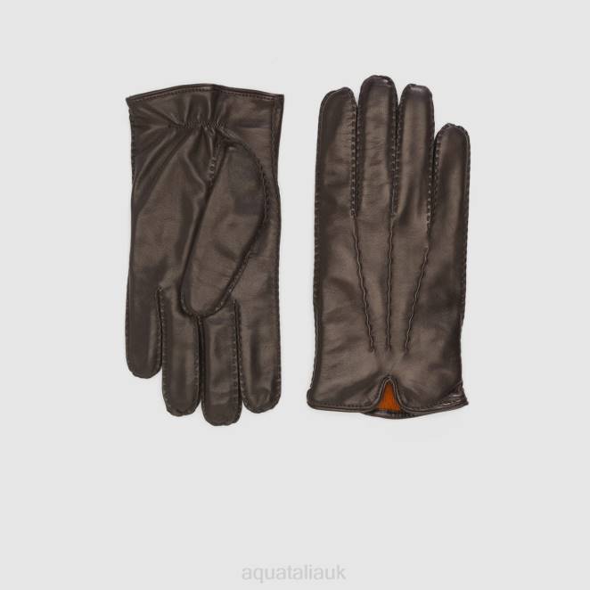Accessories Men Aquatalia 860T395 90 GLOVE BROWN