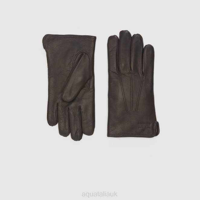 Accessories Men Aquatalia 860T396 ARMY GLOVE BROWN