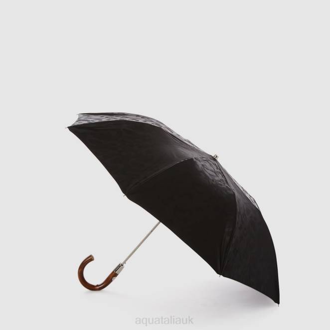 Accessories Unisex Aquatalia 860T380 CAMO SHORT UMBRELLA BLACK