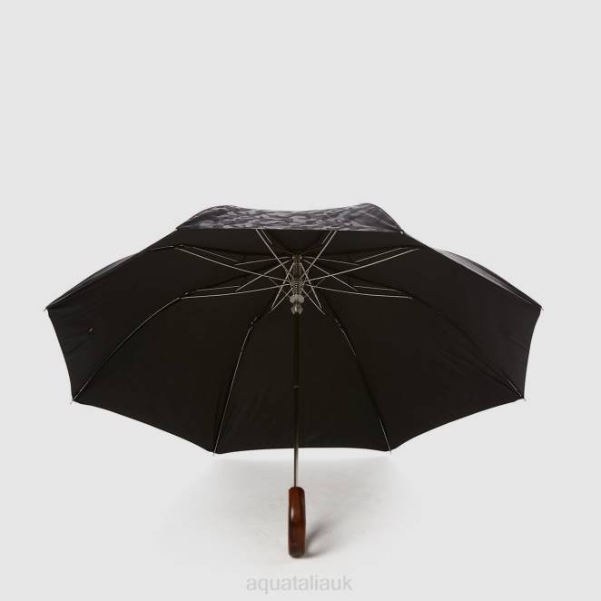 Accessories Unisex Aquatalia 860T380 CAMO SHORT UMBRELLA BLACK