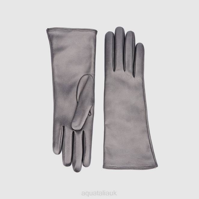 Accessories Women Aquatalia 860T370 LUNGO GLOVE GUNMETAL