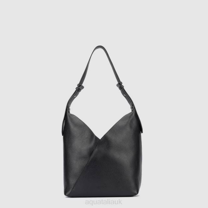 Accessories Women Aquatalia 860T320 RIMINI HOBO BLACK