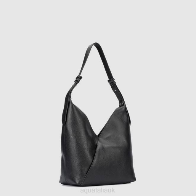 Accessories Women Aquatalia 860T320 RIMINI HOBO BLACK