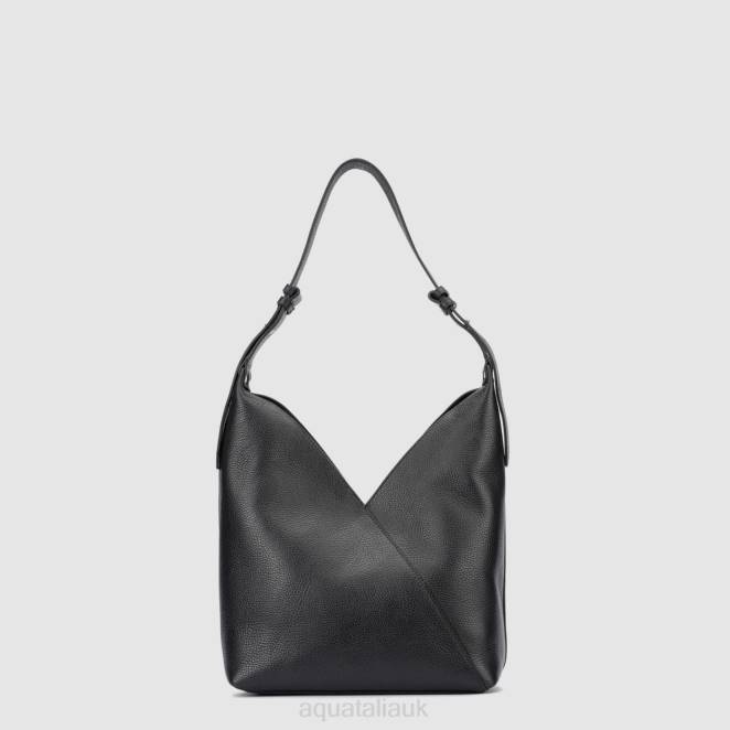 Accessories Women Aquatalia 860T320 RIMINI HOBO BLACK