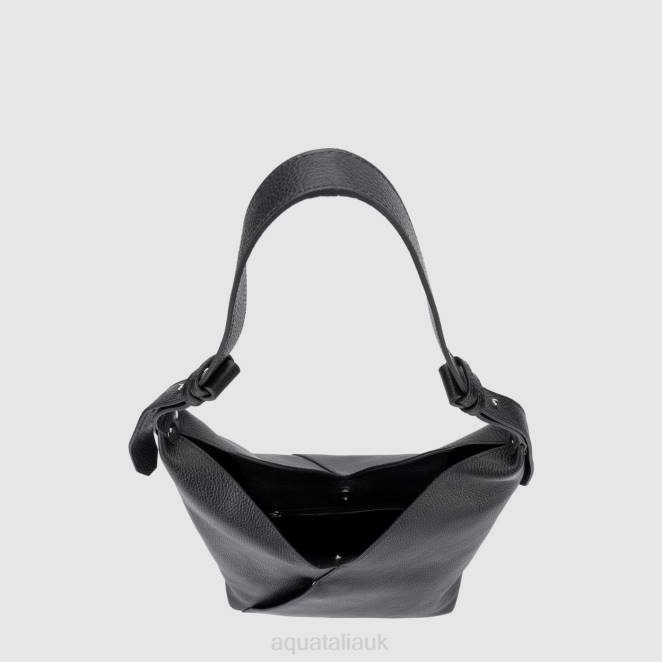 Accessories Women Aquatalia 860T320 RIMINI HOBO BLACK