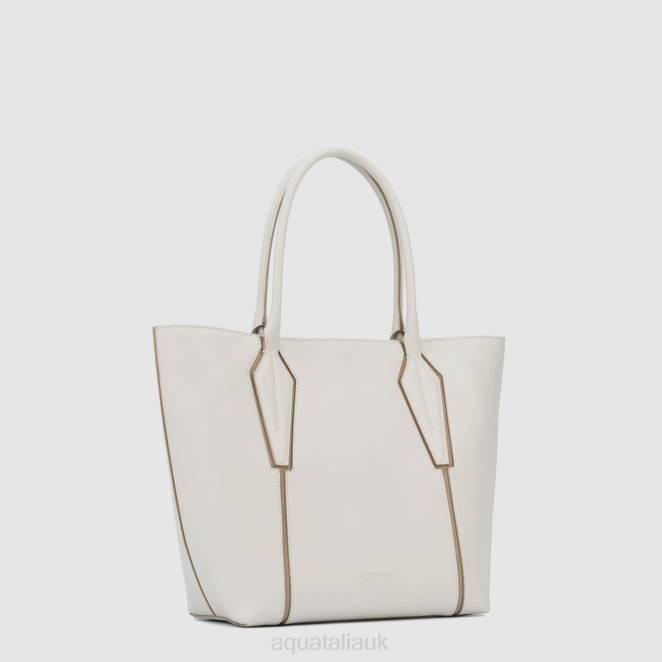 Accessories Women Aquatalia 860T327 ALESSANDRIA TOTE OFF WHITE