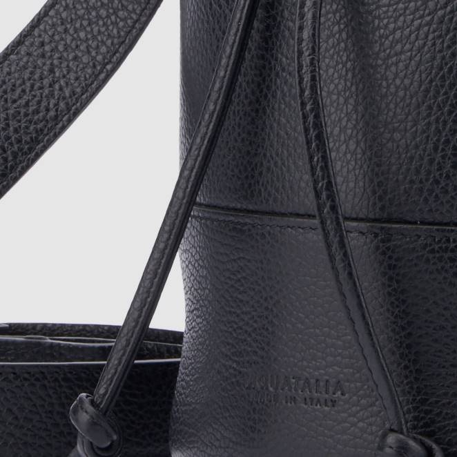 Accessories Women Aquatalia 860T331 BARI BUCKET BLACK