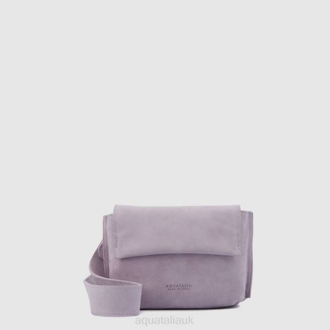 Accessories Women Aquatalia 860T333 SOHO CROSSBODY MAUVE GREY