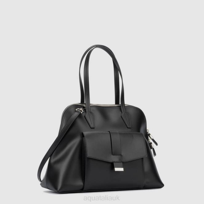 Accessories Women Aquatalia 860T336 FLORENCE TOP HANDLE BLACK