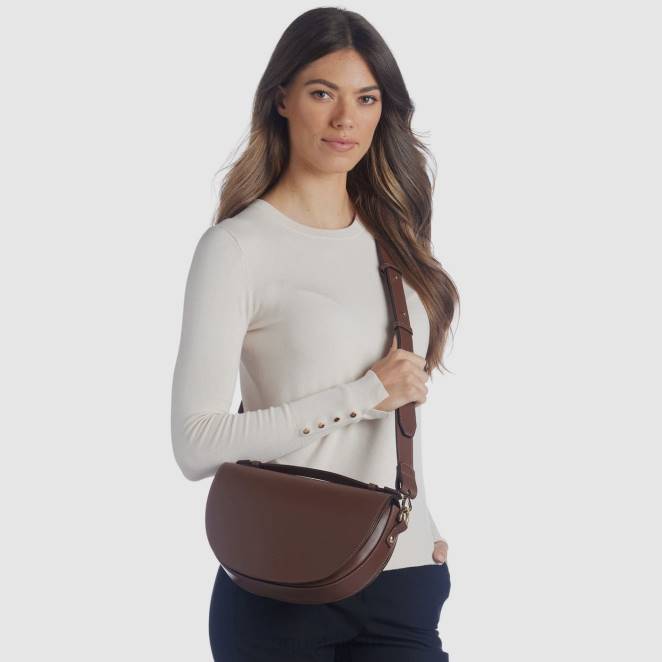 Accessories Women Aquatalia 860T337 SIENA CROSSBODY COGNAC
