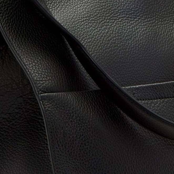 Accessories Women Aquatalia 860T349 PARK LEATHER TOTE BLACK