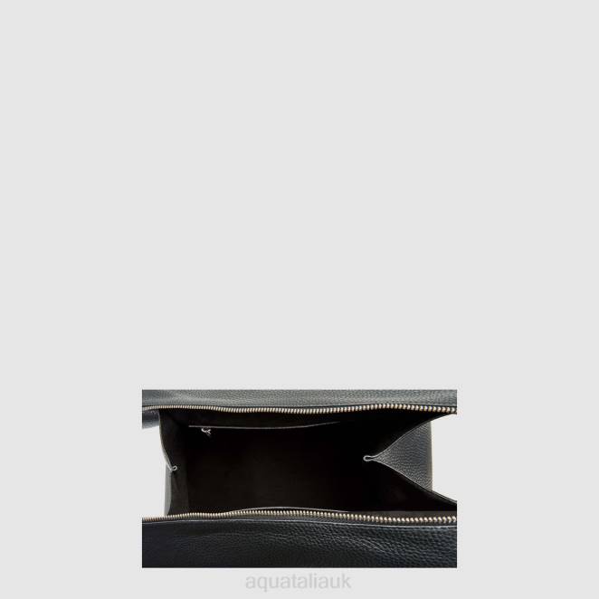 Accessories Women Aquatalia 860T349 PARK LEATHER TOTE BLACK