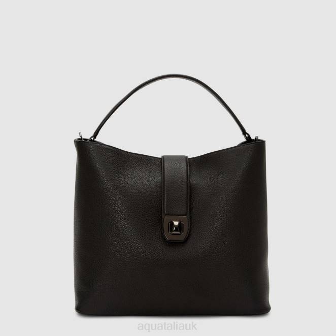 Accessories Women Aquatalia 860T360 PASHA HOBO BLACK