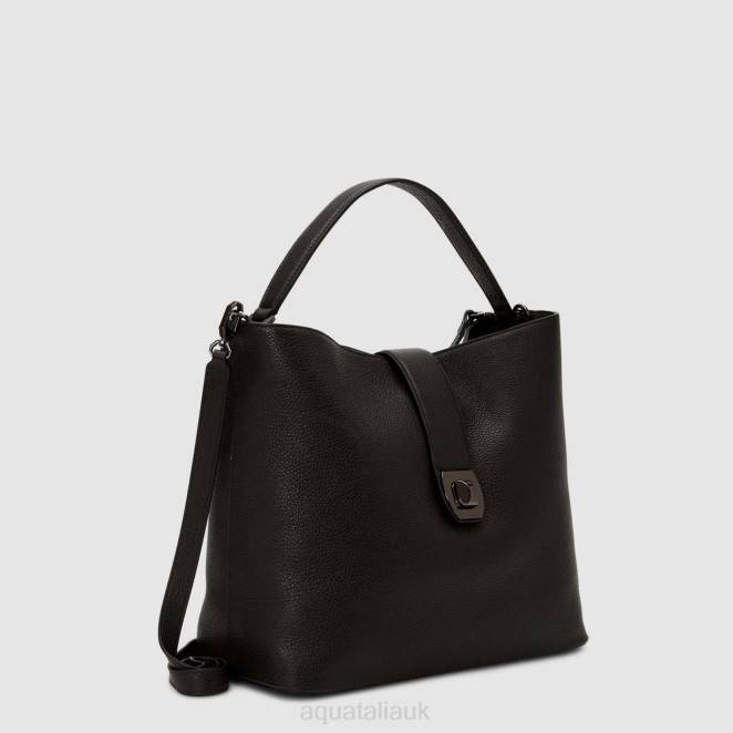 Accessories Women Aquatalia 860T360 PASHA HOBO BLACK