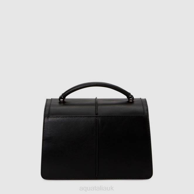 Accessories Women Aquatalia 860T364 RHUMBA SATCHEL BLACK
