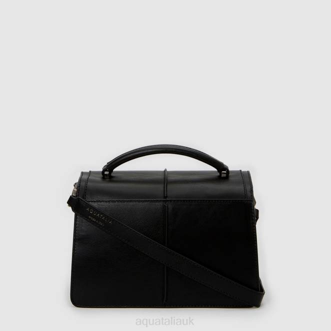Accessories Women Aquatalia 860T364 RHUMBA SATCHEL BLACK