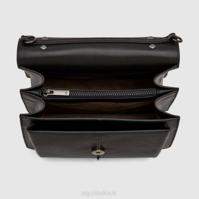 Accessories Women Aquatalia 860T364 RHUMBA SATCHEL BLACK