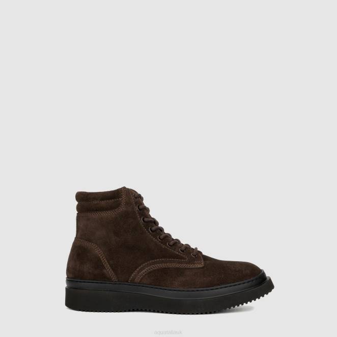 Shoe Men Aquatalia 860T217 DANTE DARK BROWN