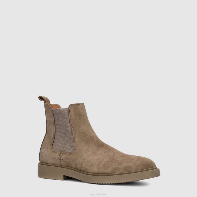 Shoe Men Aquatalia 860T218 PIETRO LIGHT TAUPE