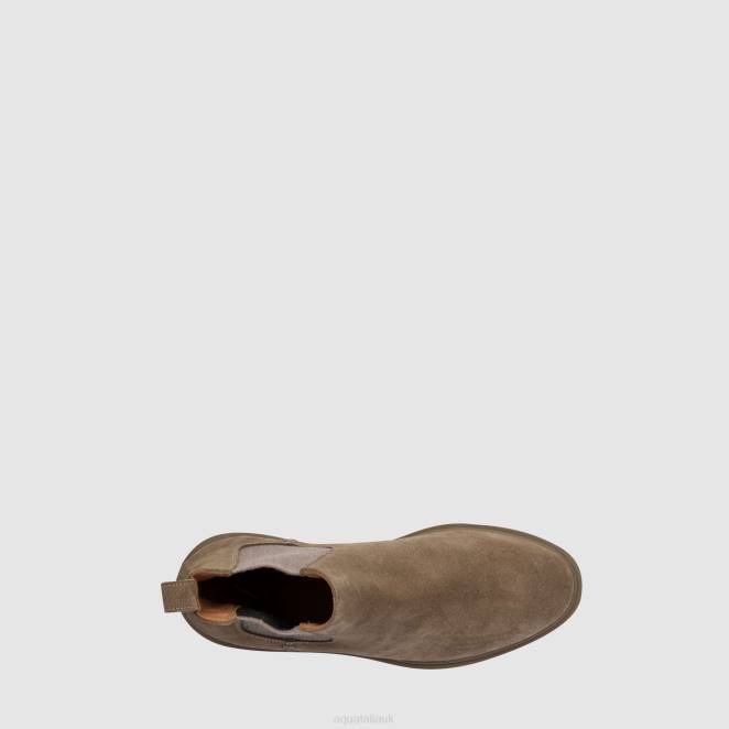 Shoe Men Aquatalia 860T218 PIETRO LIGHT TAUPE