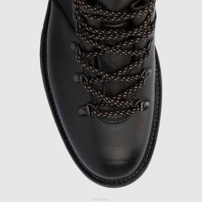Shoe Men Aquatalia 860T220 HOLT DARK BROWN