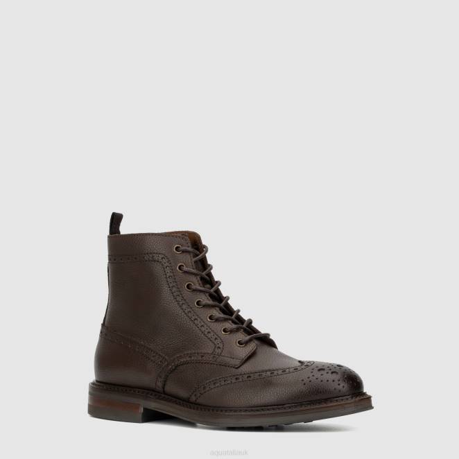 Shoe Men Aquatalia 860T225 SAVINO COGNAC