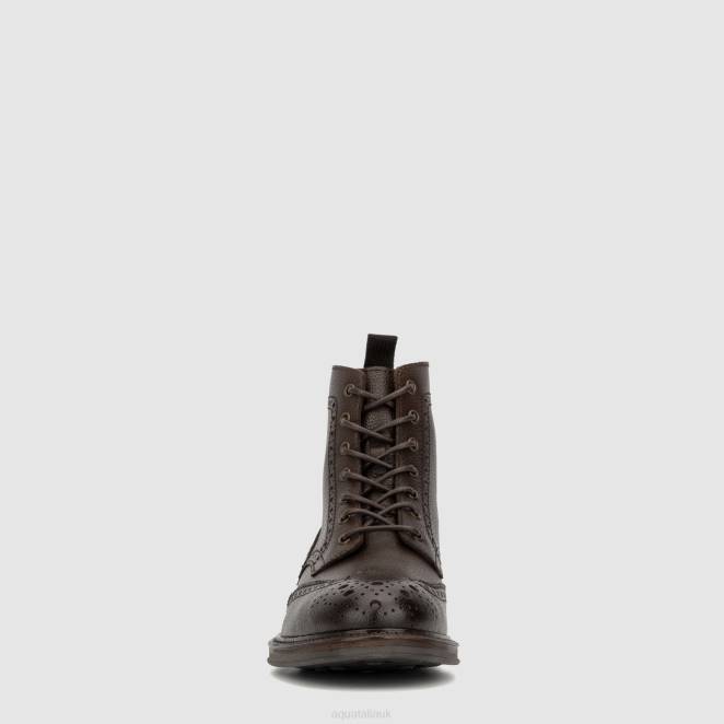 Shoe Men Aquatalia 860T225 SAVINO COGNAC