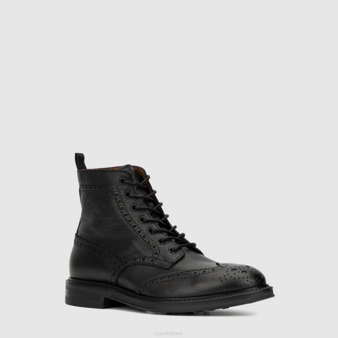 Shoe Men Aquatalia 860T226 SAVINO BLACK