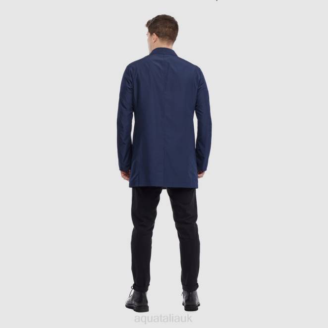 Clothing Men Aquatalia 860T293 MERANO DARK NAVY/TAN