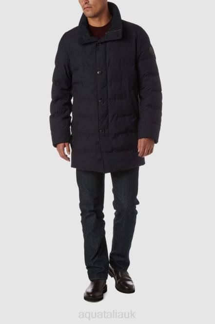 Clothing Men Aquatalia 860T297 BARCELONA NAVY